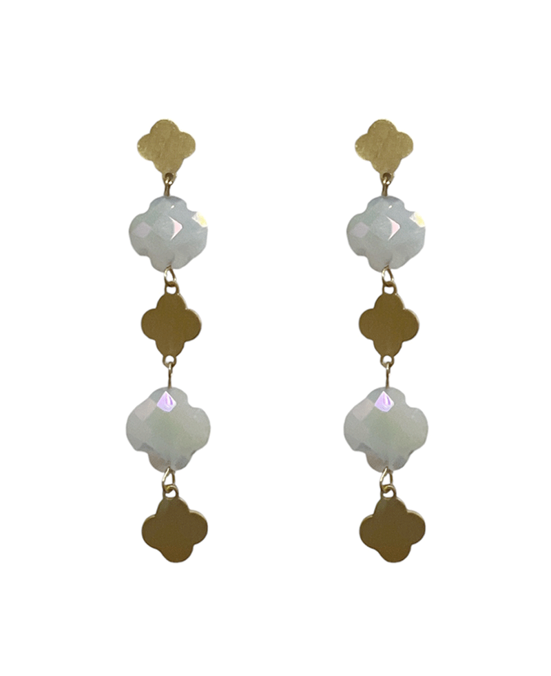 Clover Drop Post Earring