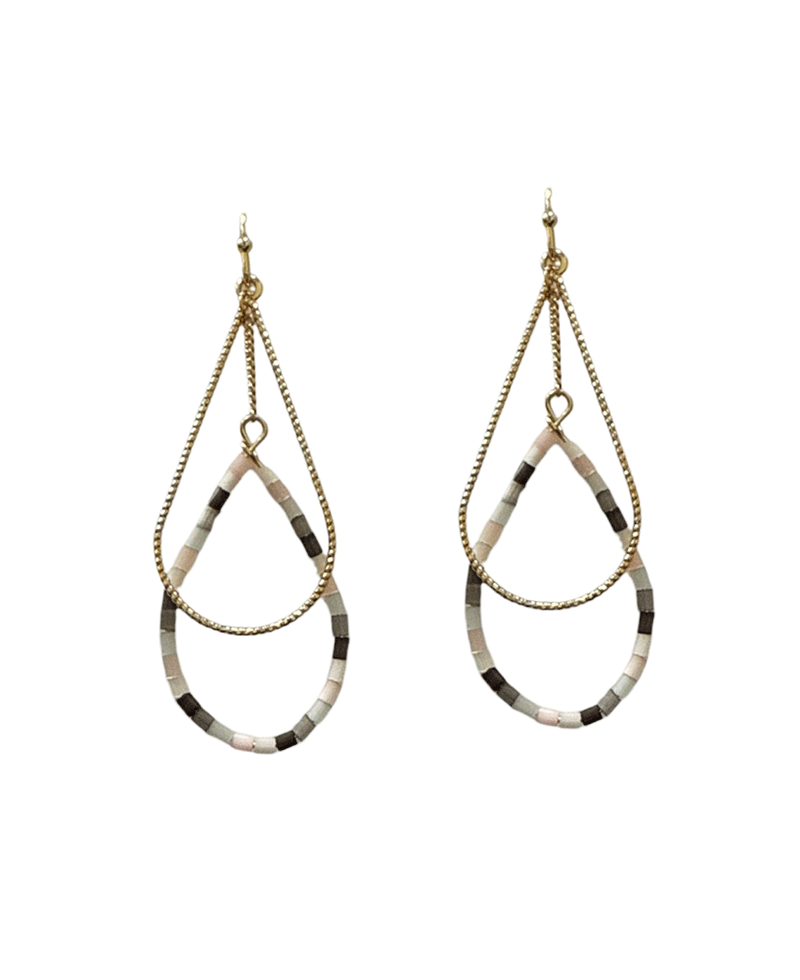 Double Teardrop Earring