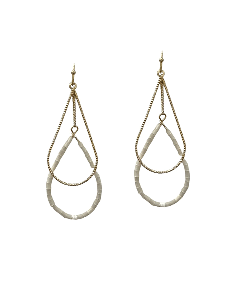 Double Teardrop Earring