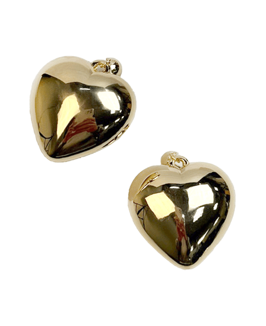 Puffy Heart Post Earring