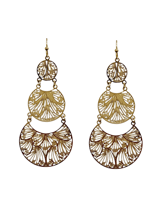 Filigree Drop Earring