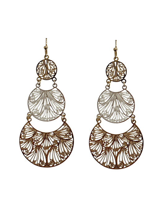 Filigree Drop Earring