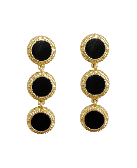 Round 3 Drop Post Earring
