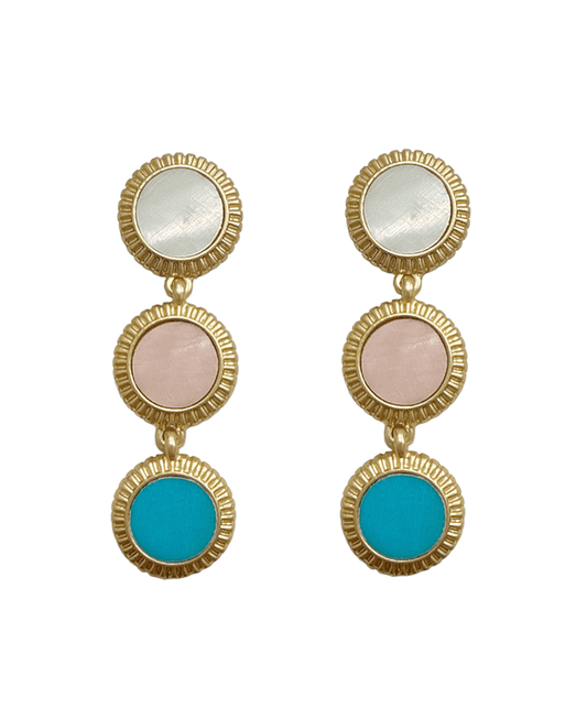 Round 3 Drop Post Earring