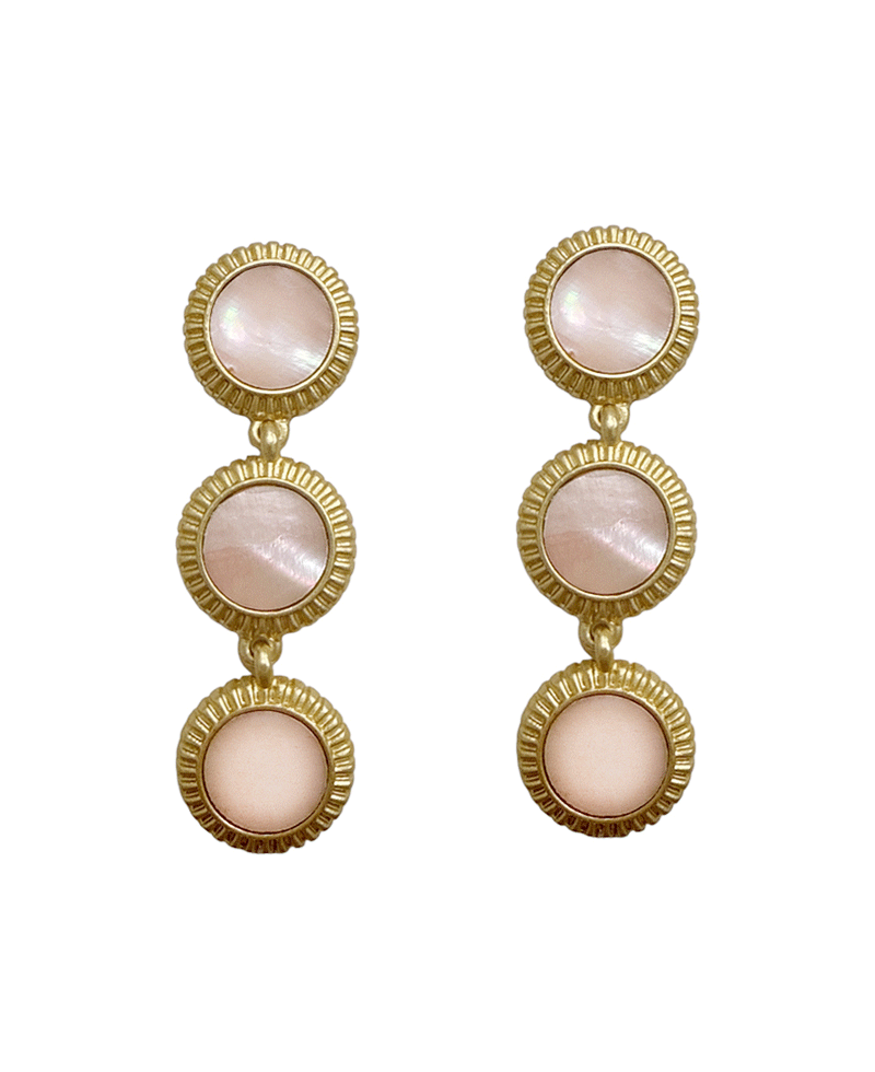 Round 3 Drop Post Earring