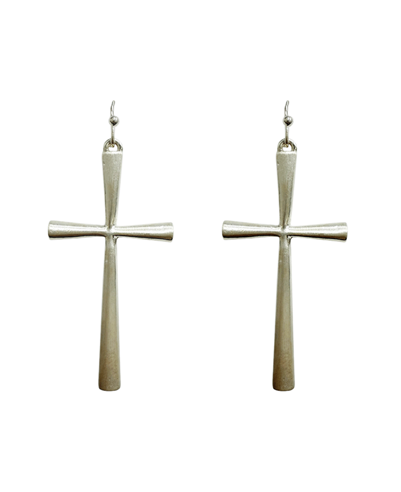 Cross Metal Earring