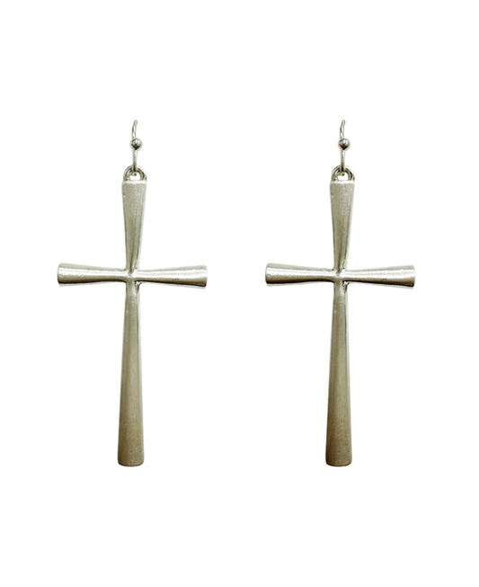 Cross Metal Earring