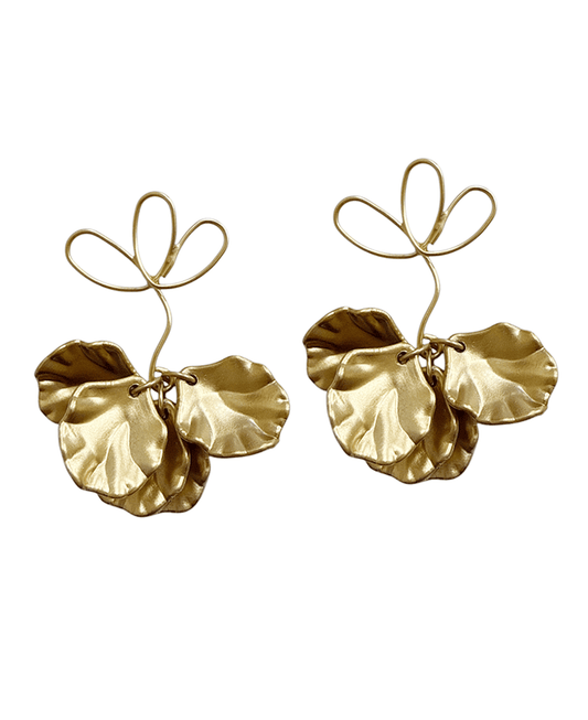 Flower Shape Post Earring