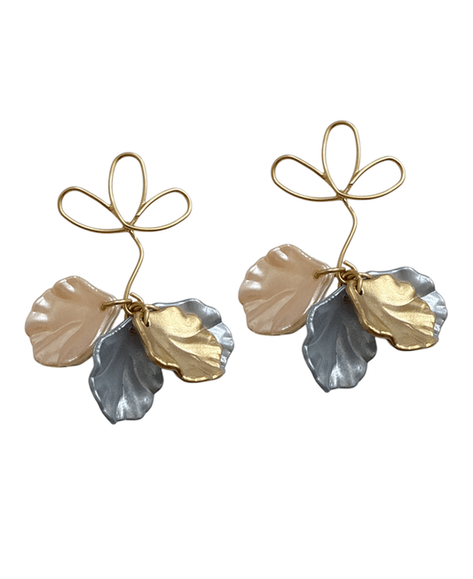 Flower Shape Post Earring