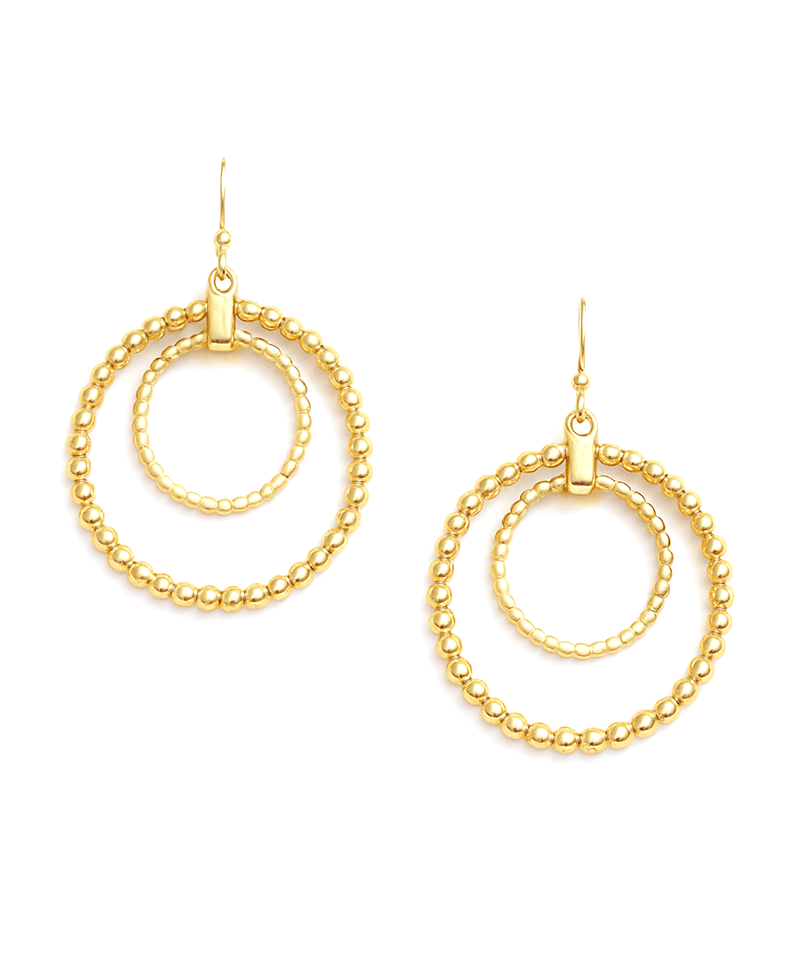 Double Round Earring