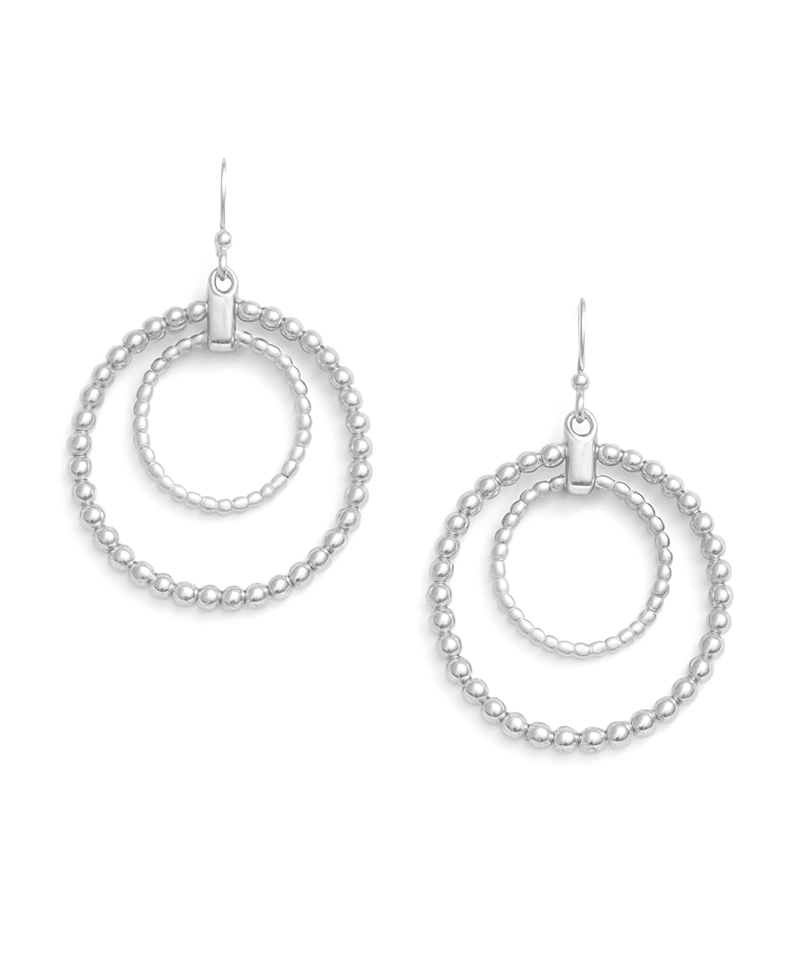Double Round Earring