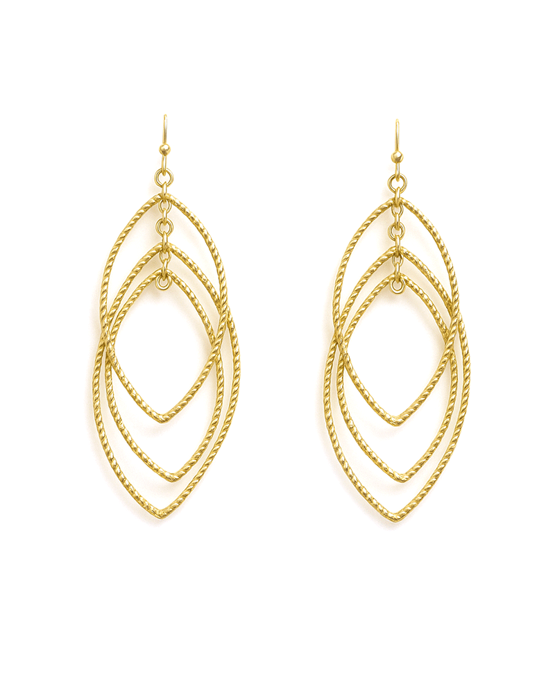 3 Teardrop Earring