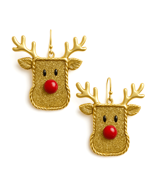 Reindeer Christmas Earring