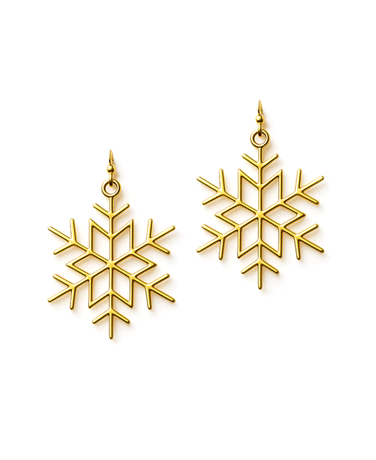 Snowflake Shape Metal Earring