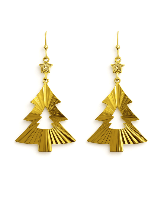 Christmas Tree Shape Metal Earring