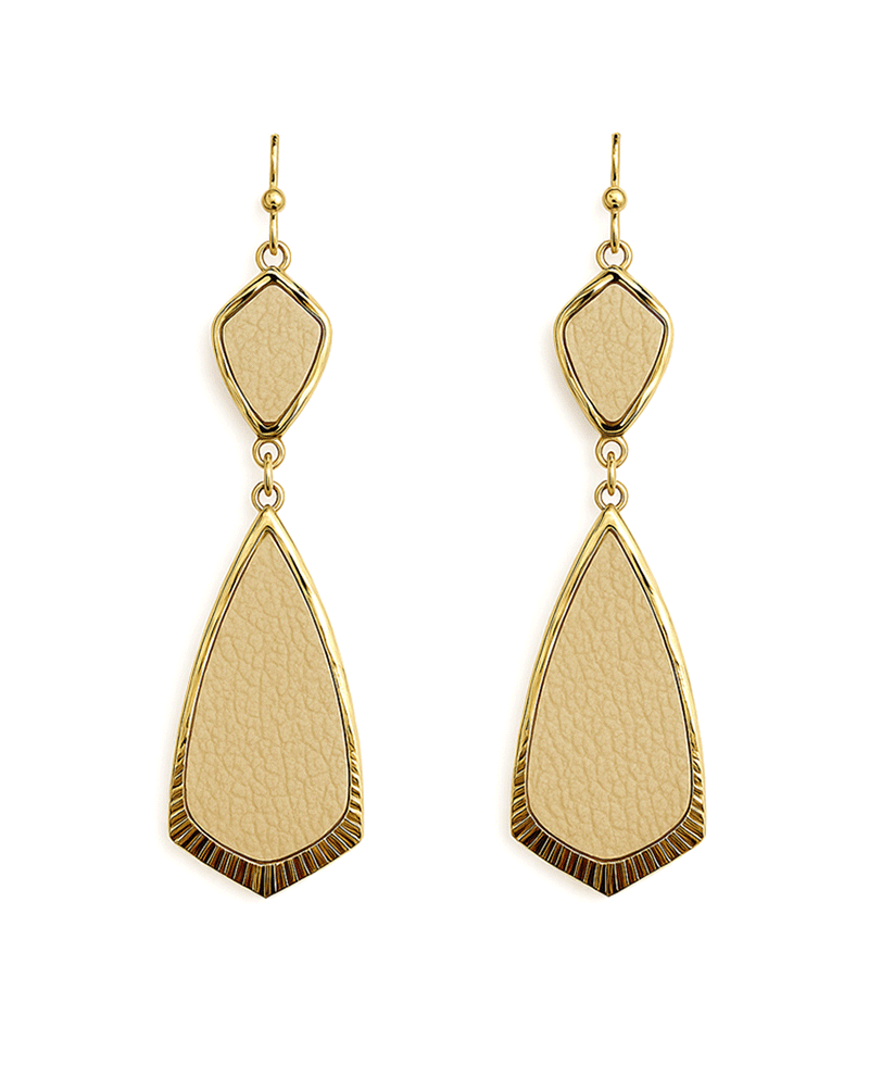 Double Teardrop Linked Earring