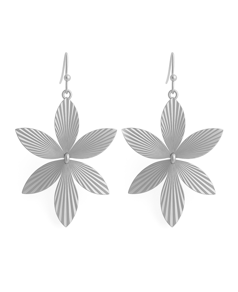 Metal Flower Earring