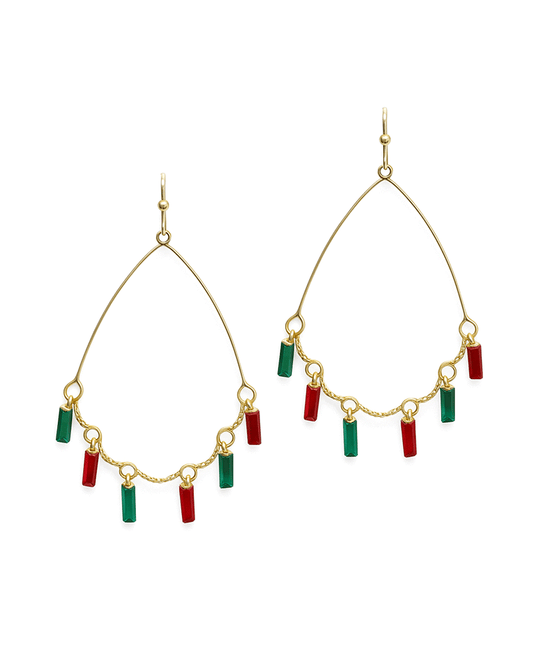 Crystal Teardrop Shape Earring