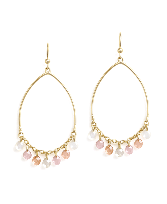 Crystal Dangle Teardrop Earring