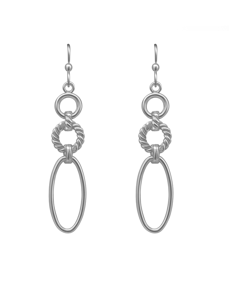 Multi Shape Linked Earring