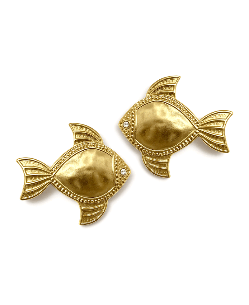 Puffy Fish Earring