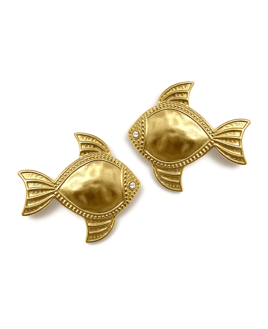 Puffy Fish Earring