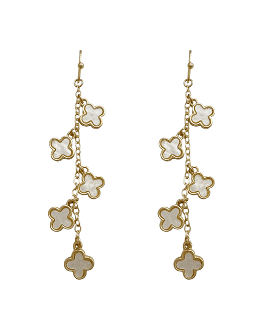 5 Clover Dangle Earring