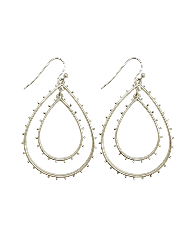 Double Teardrop Earring