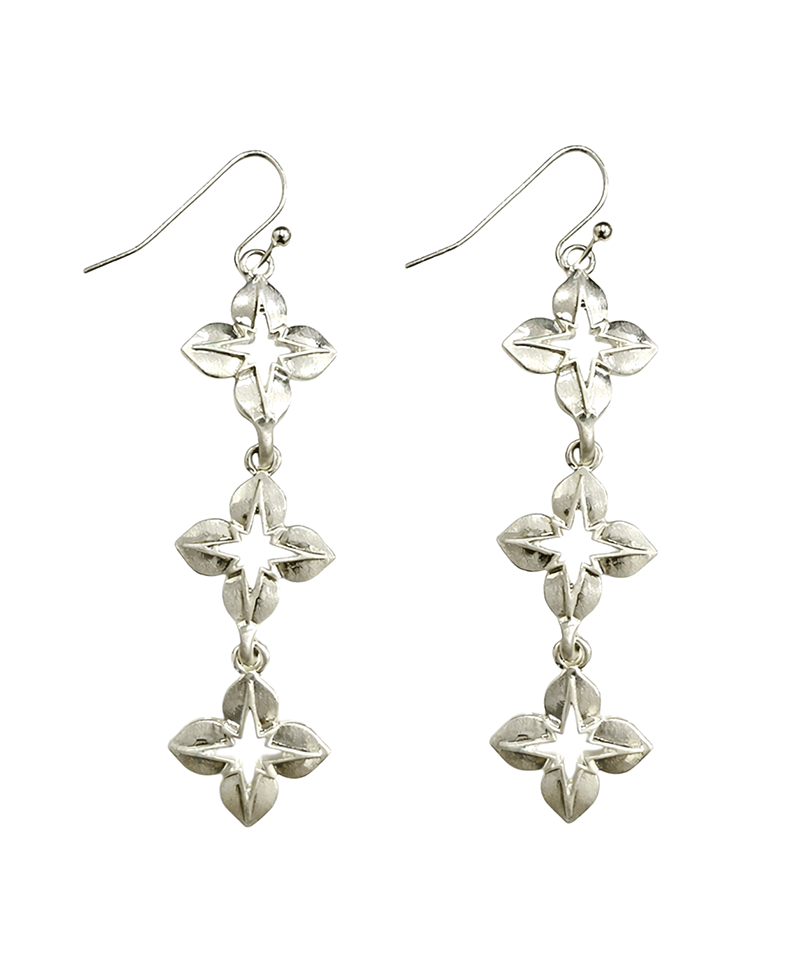 Flower Shape Dangle Earring