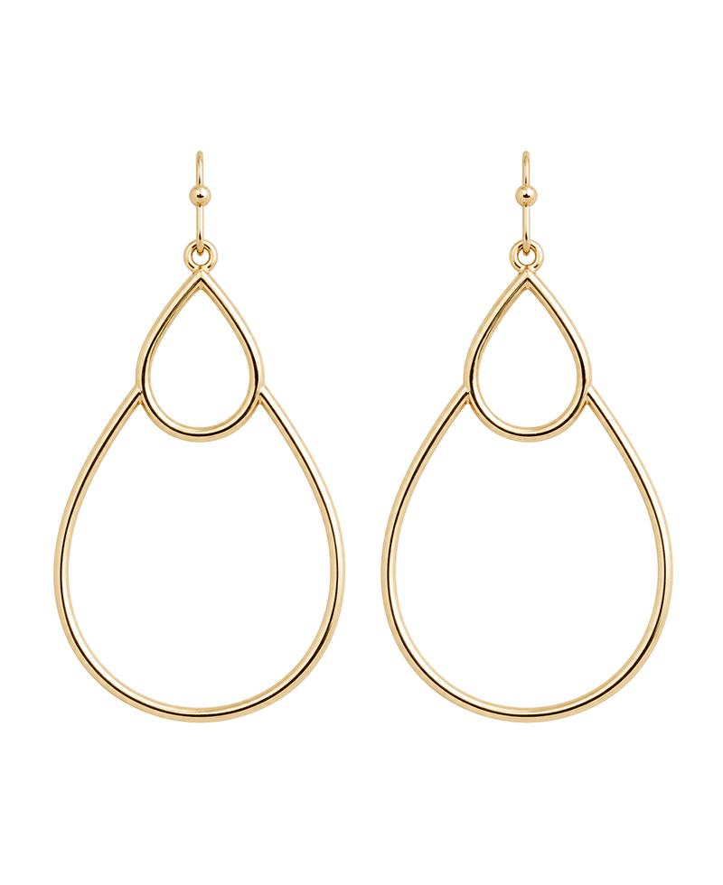 Double Teardrop Earring