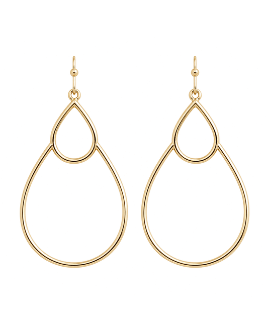 Double Teardrop Earring