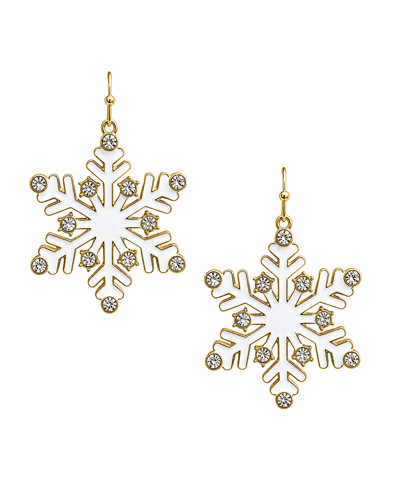 Christmas Snowflake Earring