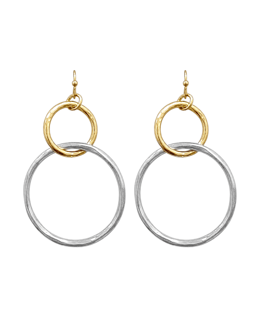 Interlocking Hoop Earring