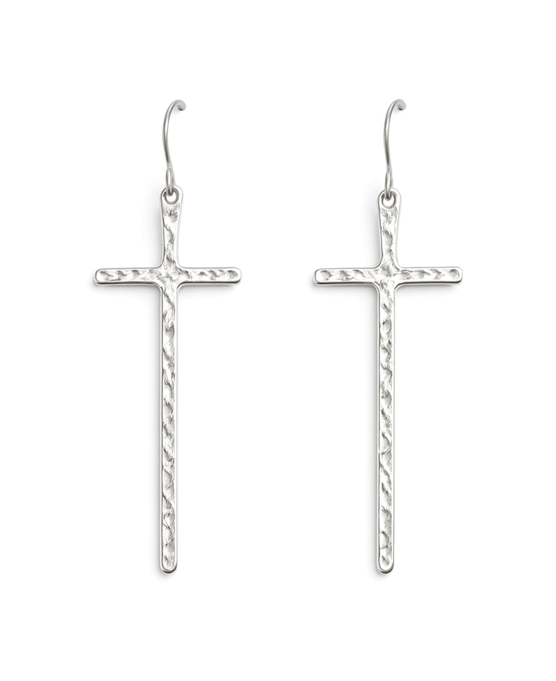 Cross Metal Earring