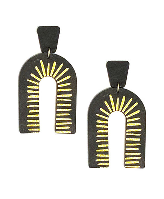 U Shape Post Earring