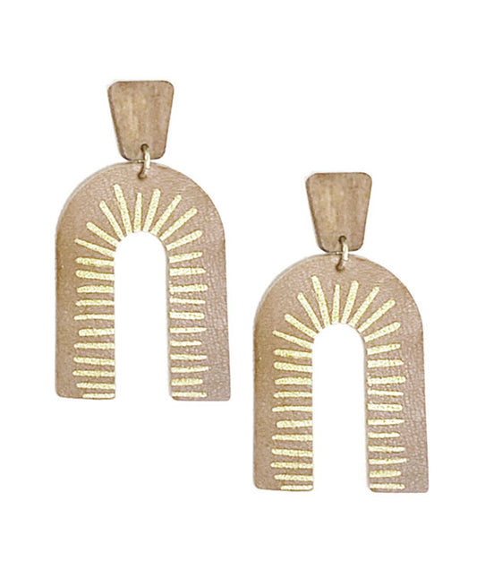 U Shape Post Earring