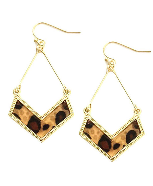 V Shape Metal Earring