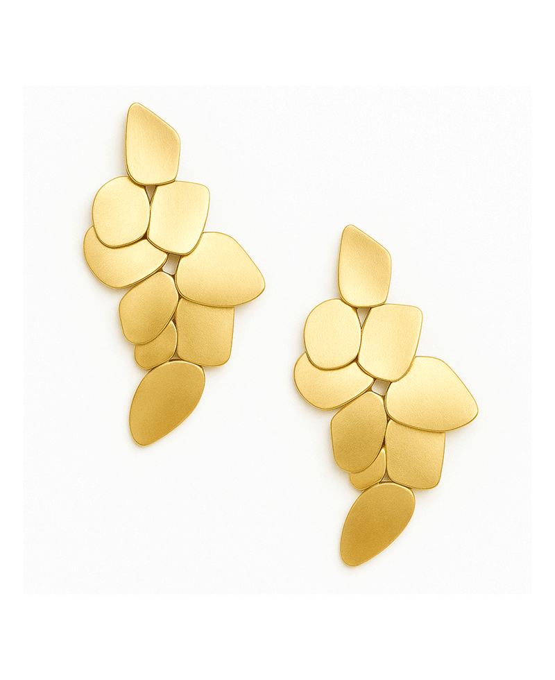 Leaf Shape Metal Earring