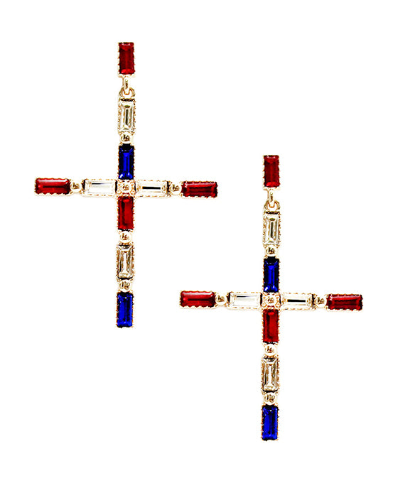 Cross Shape Earring