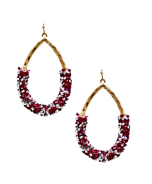 Metal Teardrop Earring