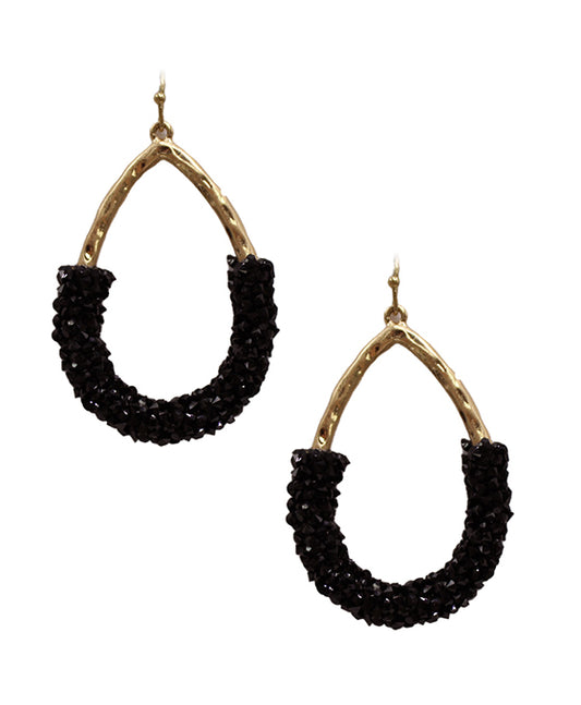 Metal Teardrop Earring