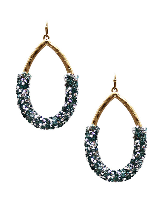 Metal Teardrop Earring