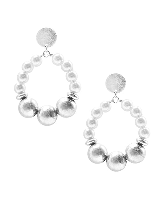 Mixed Ball Post Earring