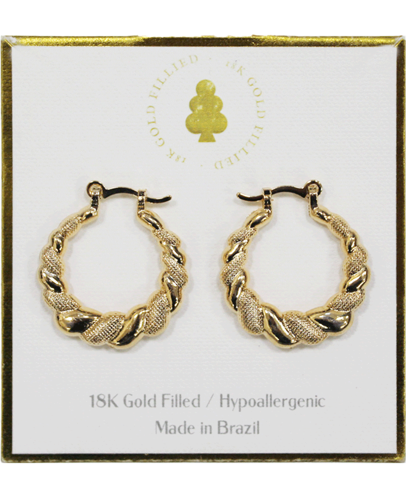 18K Gold Filled Earring