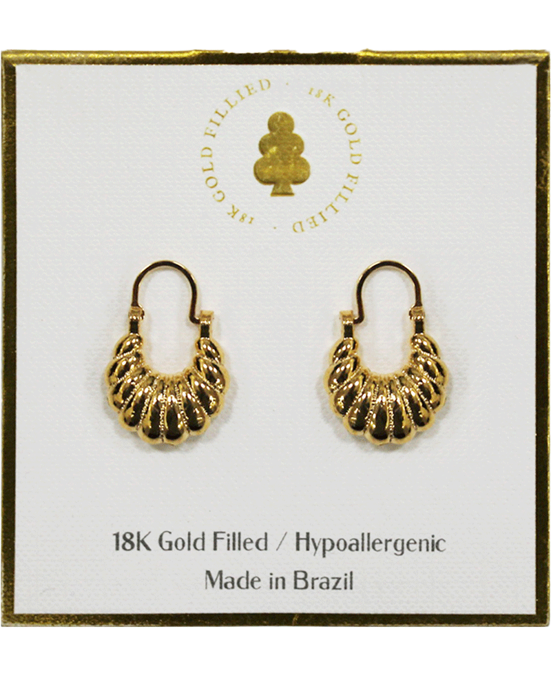 18K Gold Filled Earring