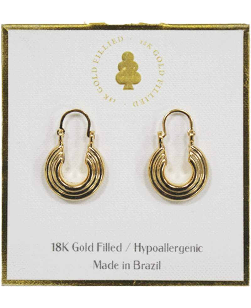 18K Gold Filled Earring