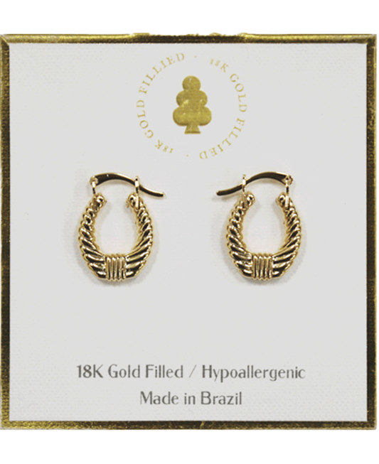 18K Gold Filled Earring
