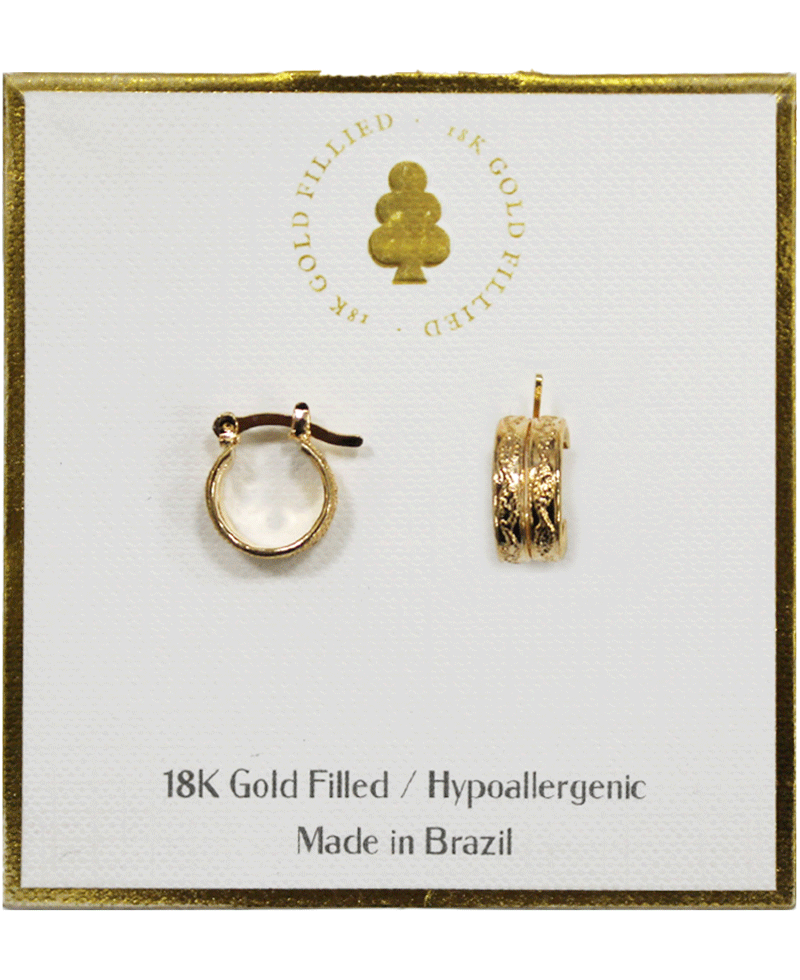 18K Gold Filled Earring