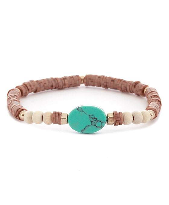 FIMO Semi Bead Multi Elastic Bracelet