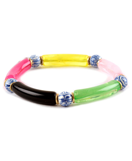 Acetate Pipe Bracelet